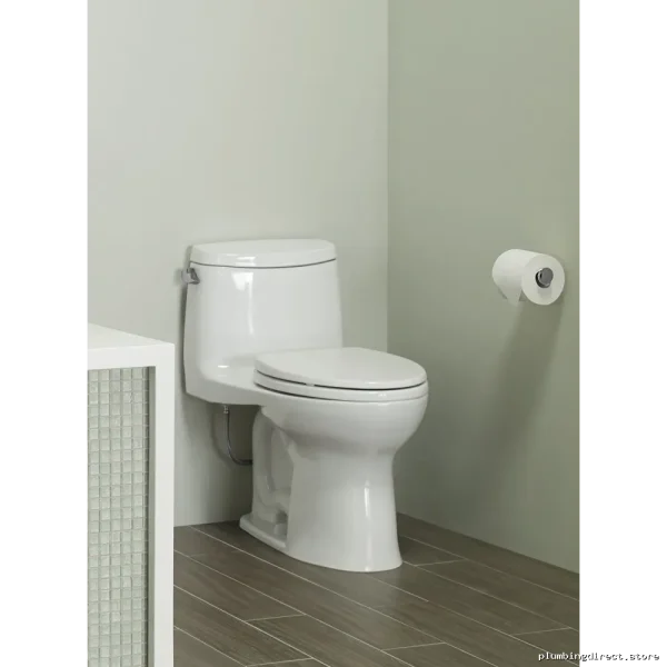 Toto UltraMax II 1-Piece Toilet 1.28 GPF CeFiONtect Colonial White MS604114CEFG#11 - Image 5