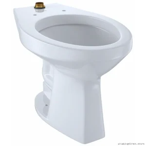 Toto ADA Compliant Elongated Toilet Bowl 1.0 GPF Floor Mount - Cotton White