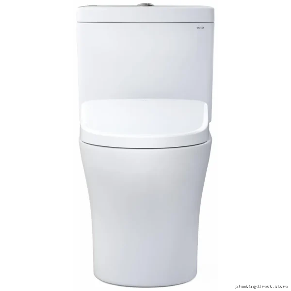 Toto Aquia IV Dual Flush Elongated Toilet with WASHLET+ Bidet Seat Cotton White