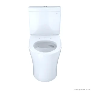 Toto Aquia IV Dual-Flush 1.0/0.8 GPF Elongated Two-Piece Toilet - Easy Clean
