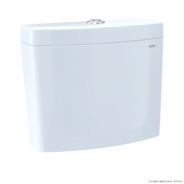 Toto Aquia IV 1G Dual Flush Toilet Tank - 1.0/0.8 GPF Water-Saving Cotton White ST446UM#01 - Image 2