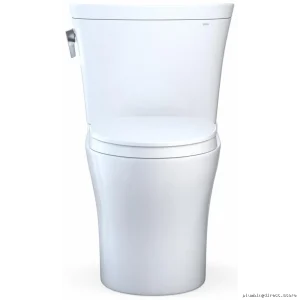 Toto Aquia IV Dual Flush Elongated Toilet - Universal Height 1.28/0.8 GPF with CEFIONTECT Anti-Stain Technology