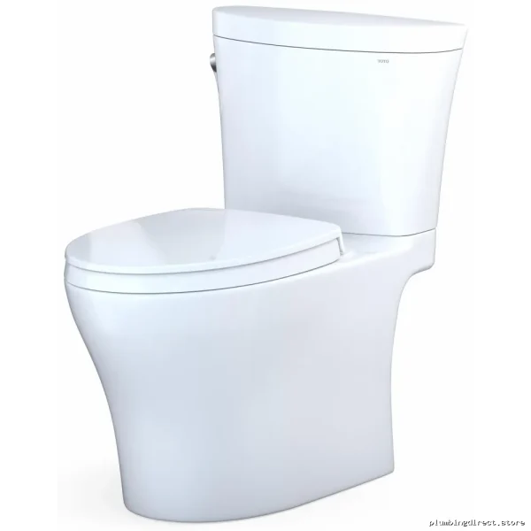 Toto Aquia IV Dual Flush Elongated Toilet - Universal Height 1.28/0.8 GPF with CEFIONTECT Anti-Stain Technology - Image 2