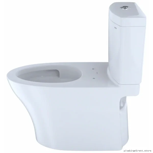 Toto Aquia IV Elongated Dual Flush Less Seat Toilet - Cotton White CST... - Image 2