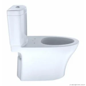 Toto Aquia Tall One-Piece Elongated Toilet Bowl - Cotton White CT446CEFGNT40#01
