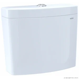 Toto Aquia Cotton White Toilet Tank - Dual Flush 1.28/0.9 GPF Water-Saving
