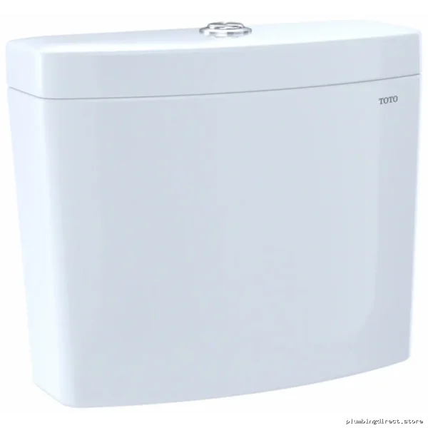 Toto Aquia Cotton White Toilet Tank - Dual Flush 1.28/0.9 GPF Water-Saving