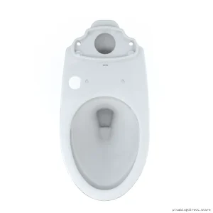 Toto C776CEFGT40#01 Drake Tall Elongated Toilet Bowl - Cotton White No Seat