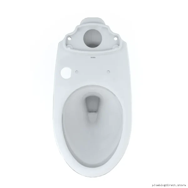 Toto C776CEFGT40#01 Drake Tall Elongated Toilet Bowl - Cotton White No Seat
