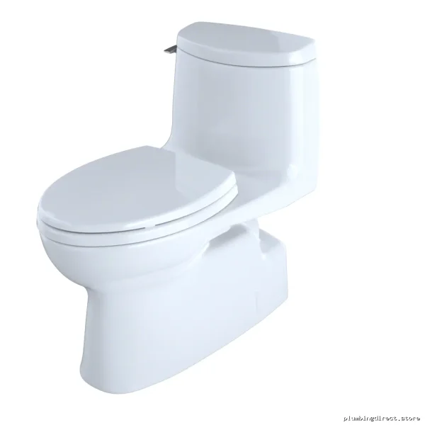 Toto Carlyle II 1-Piece Elongated Toilet 1.0 GPF Cotton White with CEFIONTECT