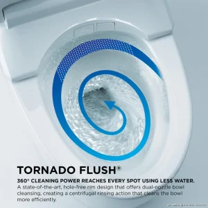 Toto Carolina II Comfort Height Elongated Toilet - SoftClose Seat & Low-Flow