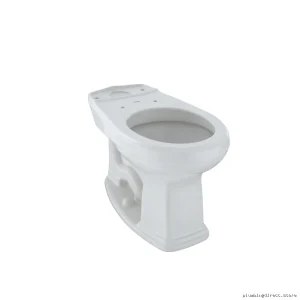 Toto Colonial White Round Toilet Bowl - Eco Promenade Universal Height