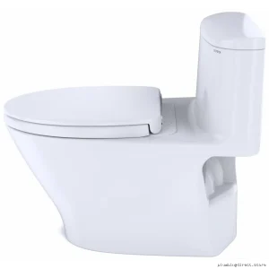 Toto Comfort Height Elongated Toilet with SoftClose Seat & Eco-Friendly Low-Flow Design