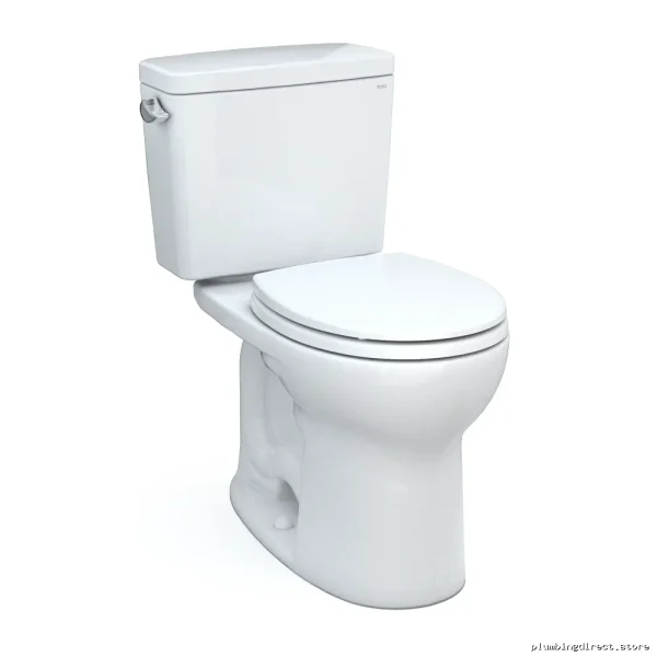 Toto CST775CEFG#01 Cotton White 2-Piece Toilet - Comfort Height, 1.28 GPF, Seat Not Included - Image 2