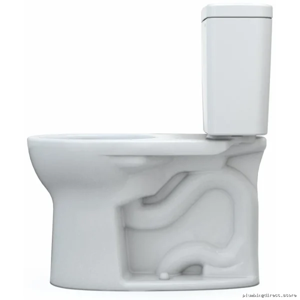 Toto CST775CEFG#01 Cotton White 2-Piece Toilet - Comfort Height, 1.28 GPF, Seat Not Included