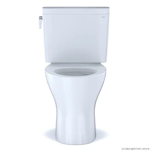 Toto Comfortheight Elongate Two-Piece Toilet - Cotton White | Low Flow Options