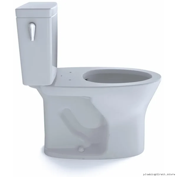 Toto Comfortheight Elongate Two-Piece Toilet - Cotton White | Low Flow Options - Image 2
