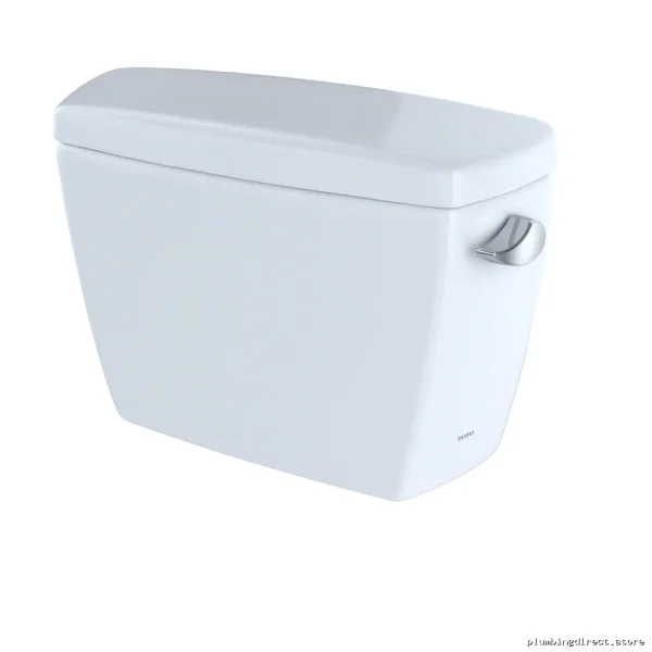 Toto Cotton White 1.6 GPF Right-Hand Flush Toilet Tank Drake G-Max
