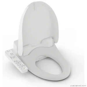 Smart Electronic Bidet Toilet Seat with Warm Mist Clean - Toto Cotton White
