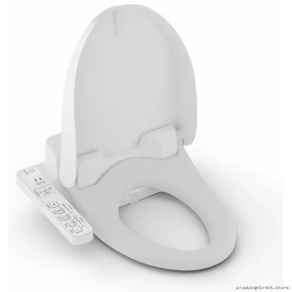 Smart Electronic Bidet Toilet Seat with Warm Mist Clean - Toto Cotton White