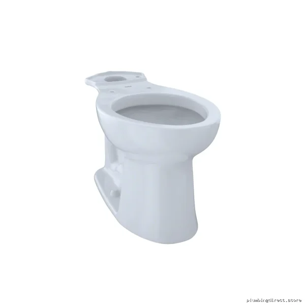 Toto Cotton White C244EF#01 Tall Elongated Toilet Bowl - Seat Not Included