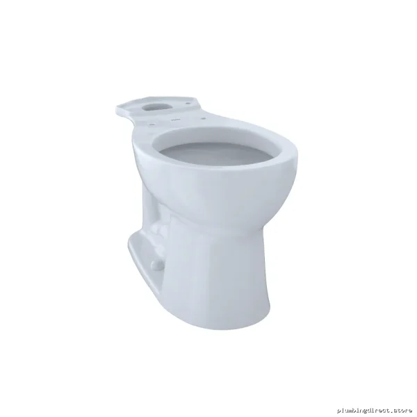 Toto Cotton White Tall Round Toilet Bowl (No Seat) - C243EF#01