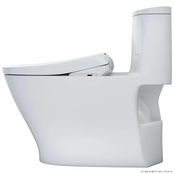 Toto MW6424726CEFG#01 Cotton White 1-Piece Toilet with Washlet+ Bidet Seat - Image 2