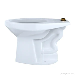 Toto CT705ULNG#01 ADA Toilet Bowl - 1.0 GPF, CeFiONtect, Floor-Mounted, Cotton White