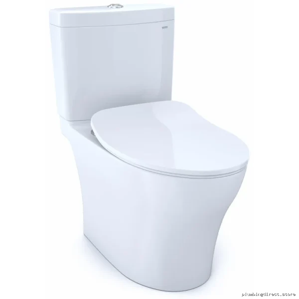 Toto ComfHtElngDblFlshWC w/SftClse&CottonWht