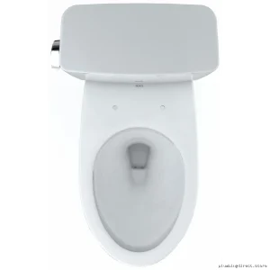Toto Drake Elongated Toilet Bowl 1.6 GPF Cotton White 2-Piece (No Seat) CST776CSG#01