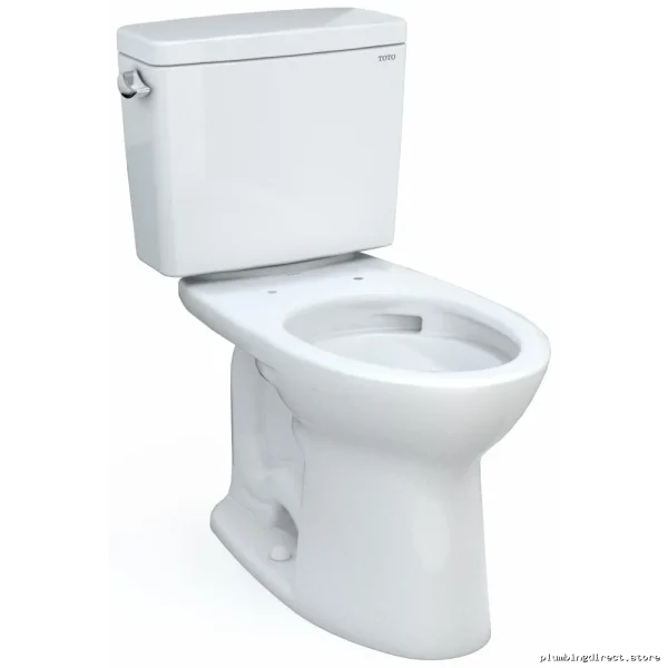 Toto Drake Elongated Toilet Bowl 1.6 GPF Cotton White 2-Piece (No Seat) CST776CSG#01 - Image 4