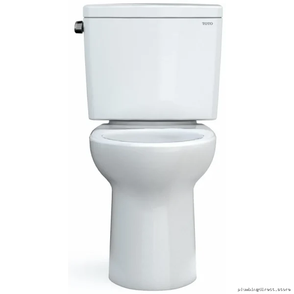 Toto Drake Elongated Toilet Bowl 1.6 GPF Cotton White 2-Piece (No Seat) CST776CSG#01 - Image 5