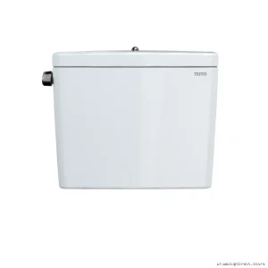 Toto Drake ST776EB#01 Cotton White 1.28 GPF Water-Efficient Single Flush Toilet Tank