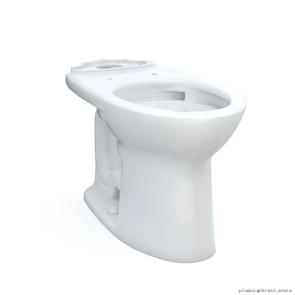 Toto Drake Tall Elongated Toilet Seatless Bowl - Cotton White - Image 2