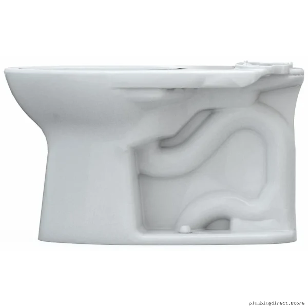 Toto Drake Tall Elongated Toilet Seatless Bowl - Cotton White - Image 3
