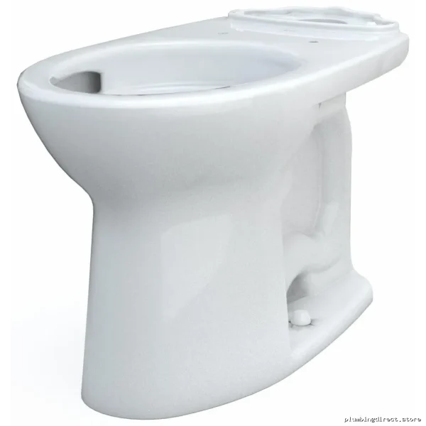 Toto Drake Tall Elongated Toilet Seatless Bowl - Cotton White - Image 4