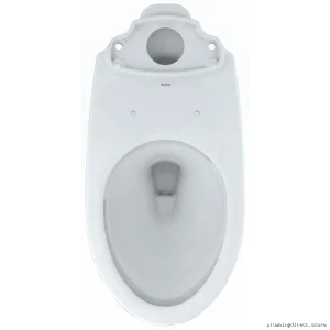 Toto Drake Tall Elongated Toilet Seatless Bowl - Cotton White