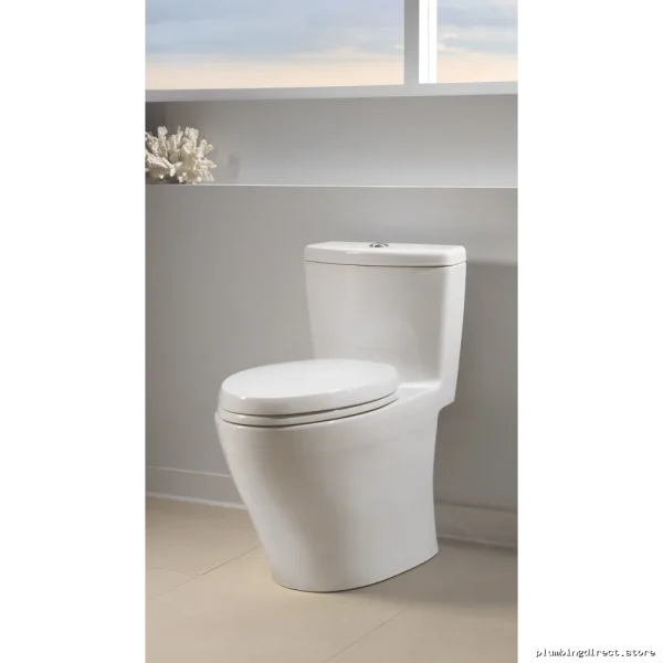 Toto Universal Height Elongated Dual-Flush Skirted Toilet - Cotton White 1-Piece - Image 2