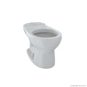 Toto Eco-Drake & Drake One-Piece High-Efficiency Round Toilet Bowl in Colonial White