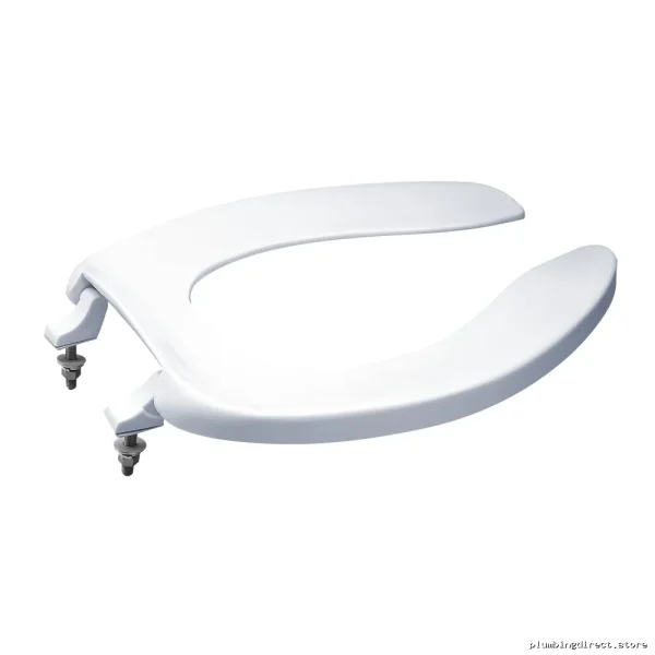 Elongated Commercial Half Lid Cotton White Toilet Seat SC534#01 Toto
