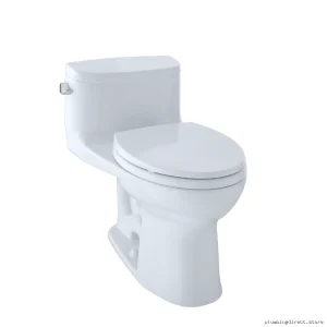 Toto High-Efficiency Elongated ComfortHeight Toilet with SmoothCeFiONtect Glaze