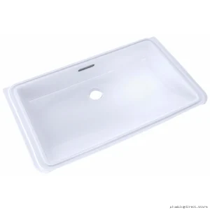 Modern Cotton White Undermount Bathroom Sink - Vessel-Free Design Toto LT191G#01