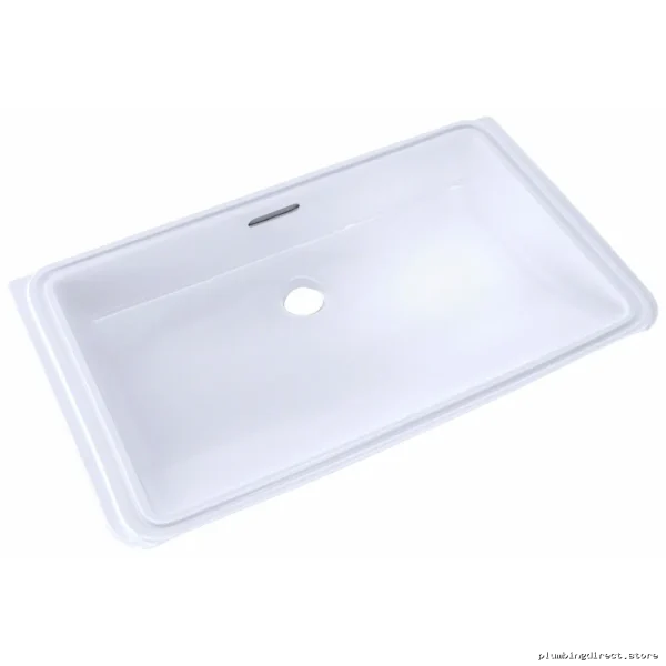 Modern Cotton White Undermount Bathroom Sink - Vessel-Free Design Toto LT191G#01