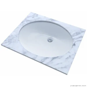 Toto LT569#01 Cotton White 17x14 Undermount Sink for Modern Bathrooms