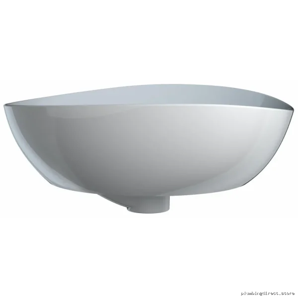 Modern Asymmetrical Vessel Sink 18x16 w/Overflow No Drain - Toto Cotton White - Image 2