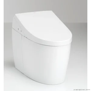 Toto NEOREST AH Cotton White Toilet - Dual Flush 1.0/0.8 GPF, Bidet Seat, EWATER+