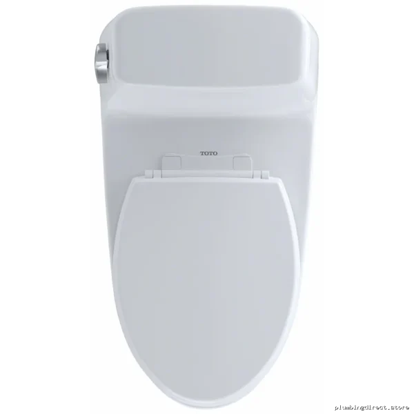 Toto MS854... Hmm, perhaps I need to adjust further. Let me try another version: Toto One-Piece Elongated Tall Toilet - 1.28 GPF Water-Efficient with Quiet Soft-Close Cotton White Seat Model MS854... Wait, but the model number should be included as per original. - Image 4