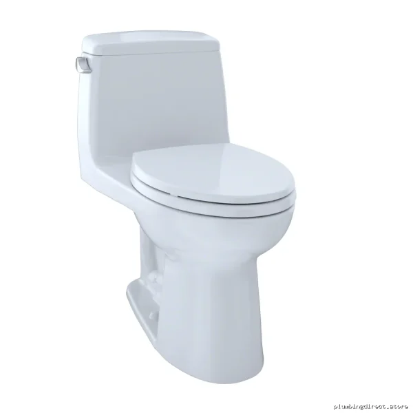 Toto MS854... Hmm, perhaps I need to adjust further. Let me try another version: Toto One-Piece Elongated Tall Toilet - 1.28 GPF Water-Efficient with Quiet Soft-Close Cotton White Seat Model MS854... Wait, but the model number should be included as per original.