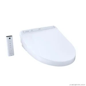 TOTO Smart Bidet Toilet Seat – Instant Warm Water & Energy Efficient – Cotton White Model SW
