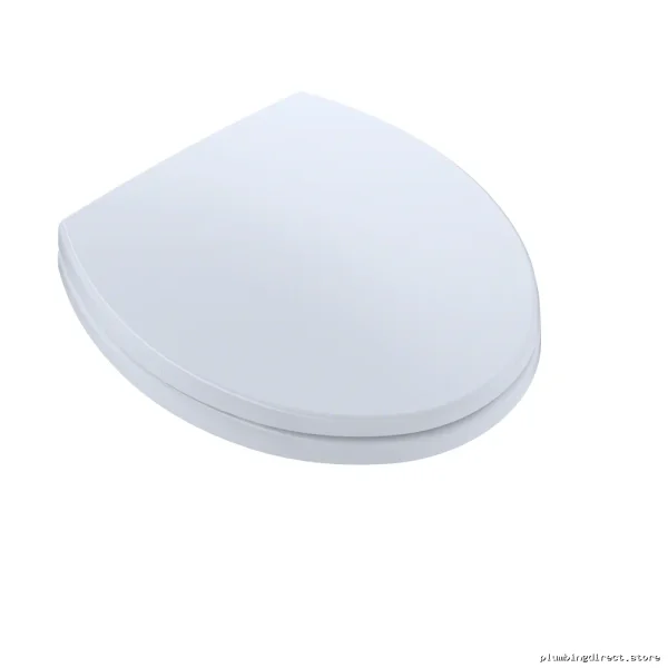 Toto SoftClose Round Toilet Seat with Lid - Cotton White SS113#01 - Image 4